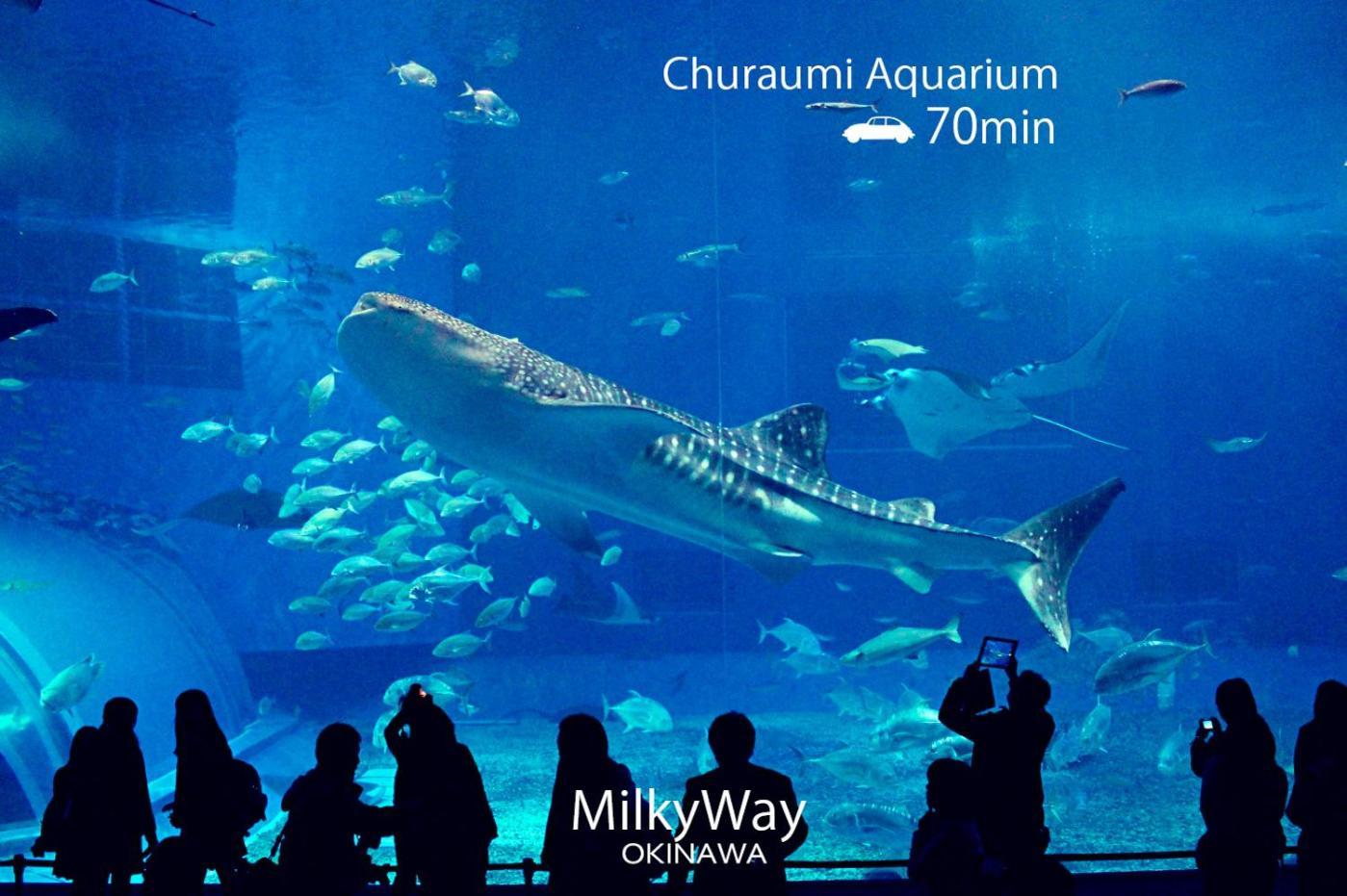요미탄 Okinawa Milky Way 빌라 외부 사진